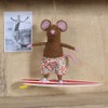 HomArt Felt Surfer Mouse Ornament