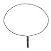 Breathing Necklace Reducing Stress Whistle Shape Steel Meditation Anxiety Necklace