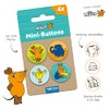 Trötsch Die Maus Mini-Buttons 4er Set: Mini-Buttons Die Maus Ansteckbuttons