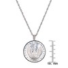 American Coin Treasures Greek Pegasus Coin Pendant Necklace | 24