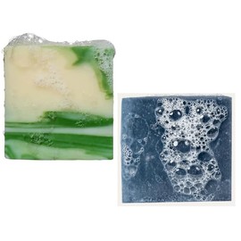 Cool Fresh Aloe & Fresh Fall - All Natural Soap Bar for Men (2-Pack) by Dr. Squatch-Naturally Refreshing & Organic Oil