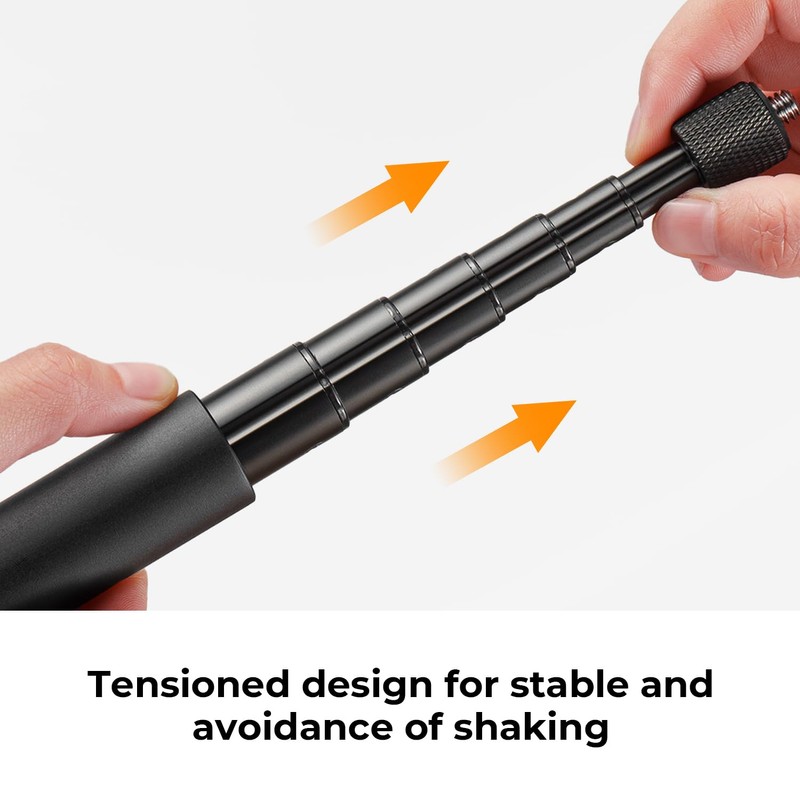 K&F Concept MS07 153 cm Selfie Stick, Invisible Selfie Stick,