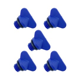 Mercruiser Manifold Engine Block Drain Plug Kit (Pack of 5) 22-806608A02 & 18-4226 (5)