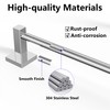 MIROAMZ Towel Bar, Adjustable 12.7inch to 23.2inch Wall Mounted Towel