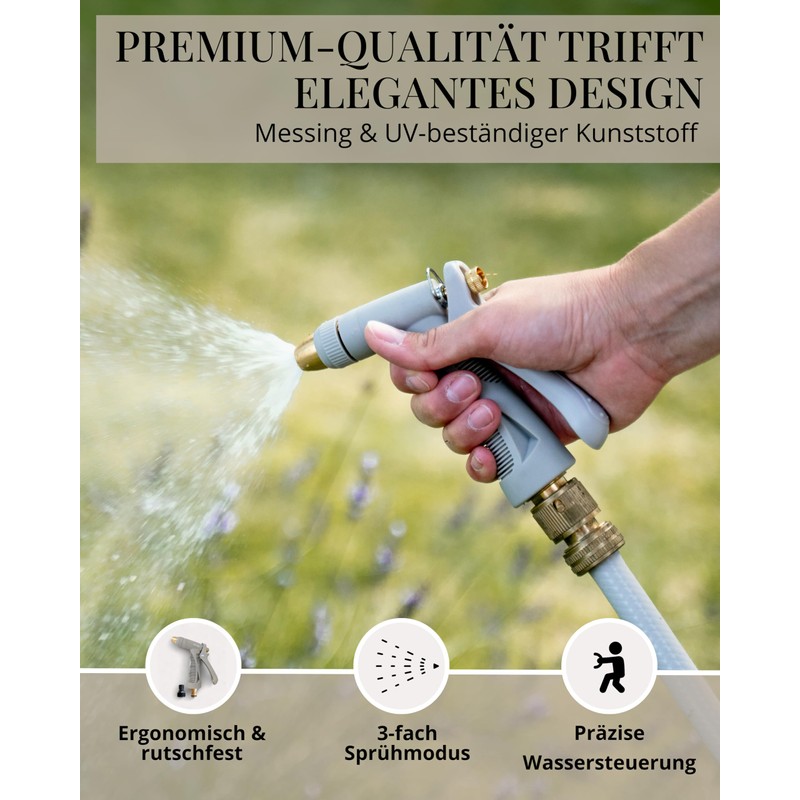 LIVLIG Garden Sprayer Made of Plastic and Brass, Premium Garden