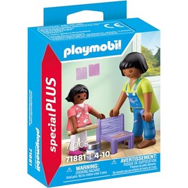 Playmobil Woman and Girl Painting