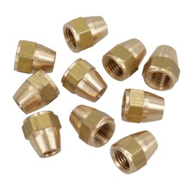 AB Tools Brass Brake Pipe Fittings 7/16" x 20 UNF Female 10 PACK for 1/4" Pipe FL16