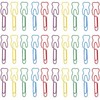 Holibanna 100 Piezas Clip de Papel Irregular Clips Gigantes Multicolor