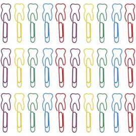 Holibanna 100 Piezas Clip de Papel Irregular Clips Gigantes Multicolor para Oficina Metálicos para Notas Diarios y Manualidades