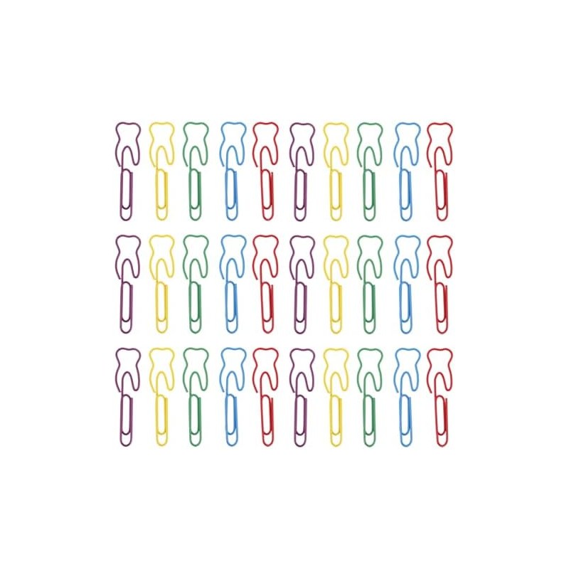 Holibanna 100 Piezas Clip de Papel Irregular Clips Gigantes Multicolor