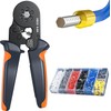 Blyxon Ferrule Crimping Tool Kit with 1900PCS Wire Connectors, Hexagonal