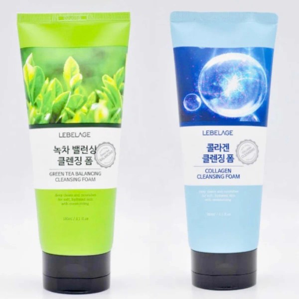 Jabon Espuma De Te Verde Y Colageno Para Rostro Y