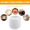 Foreverup 12Pcs Small Milk Jug, 50ml White Ceramic Mini Milk