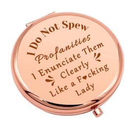 Funny Gifts for Women Compact Makeup Mirror for Daughter Friends Sister Funny Friendship Gifts for Women Thank You Gifts Pocket Makeup Mirror for Coworkers Wife Niece Graduation Birthday Gifts