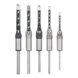 Rowiz Woodworking Square Hole Drill Bit Mortise Chisel Set of 5