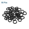 sourcing map M14 Split Lock Washer, 50Pcs Carbon Steel Spring