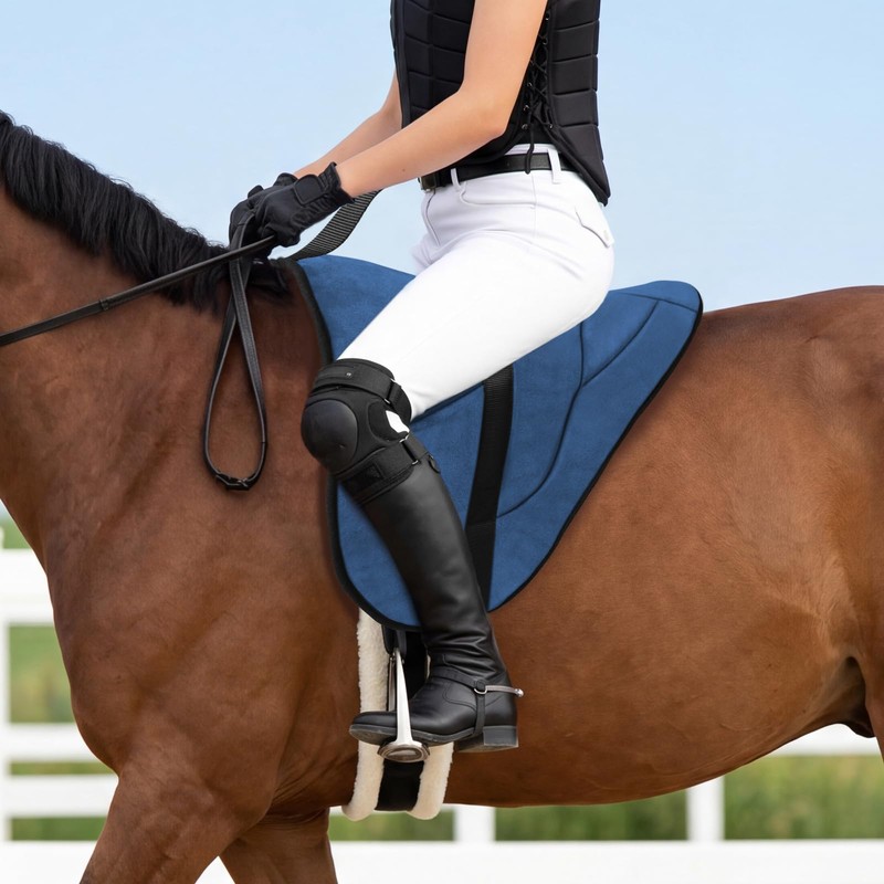 LWITDOG Bareback Pad for Horses, Anti-Slip Horse Saddle Pad with