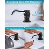 Brass Kitchen Soap Dispenser, Oil Rubbed Bronze in Sink Liquid