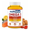 MultiBlue - Omega 3 Salmon Oil 60 Capsulas Con Aceite