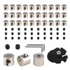 Pin Keepers Pin Locks, 30pcs Pin Backs Locking Clasp Pin