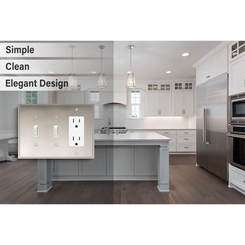 Henne Bery Soft Modern Decorative Wall Plate Switch Plate Outlet