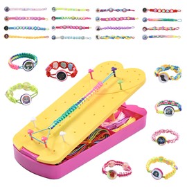 QDGMXIV Bracelet Making Kit Toys, Ages 7 8 9 10 11 12 Year Old Girls Gifts Ideas, Birthday Present for Teen Girl, Arts and Crafts YH H