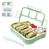 IHANA Bento Lunch Box Food Snack Container with 4 Leakproof