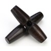 Pack of 12 Toggle Buttons Black Brown 30 mm Toggle