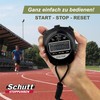 Schütt Stopwatch PC-1, Large Single-Line Display, Pressure Point Mechanism, Dust
