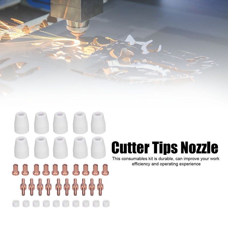 Plasma Electrode Tip Nozzle Cutter Torch Consumables Kit Welding Cutting