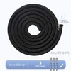 AGPTEK 6m/19.69ft Cable Tidy Sleeve, Animal Proof Cable Wire Management