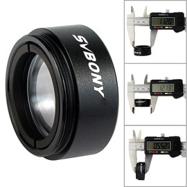 SVBONY 0.5X Telescope Focal Reducer 1.25" Filter Thread 28x0.6mm on Both Sides Reduces The Focal Length for Telescope Eyepiece Astronomical