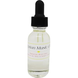 TCEShop Egyptian Musk: Clear Scented Body Oil Fragrance [Glass Dropper Top - Clear - 1 oz.] - ID#22306