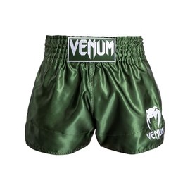 Venum Classic Muay Thai Shorts Khaki/White