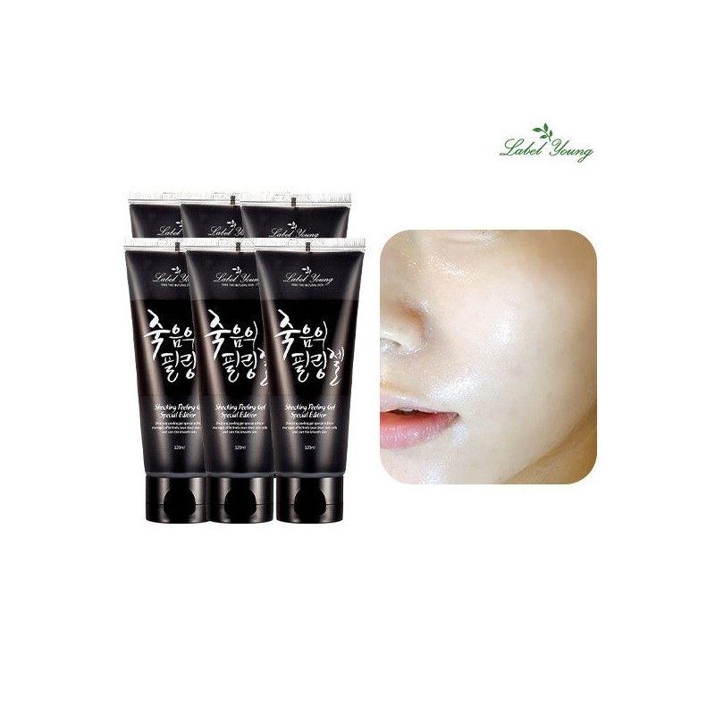 Label Young Low-Irritation/Facial Exfoliation/Waste/Blackhead/Scrub Shocking Peeling Gel 4+2 / 라벨영