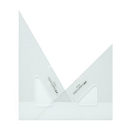 ファーバーカステル 三角定規(目盛無) 24cm (2mm 2枚) FE 7124