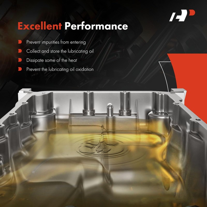A-Premium Engine Oil Pan Sump with Drain Plug Compatible with