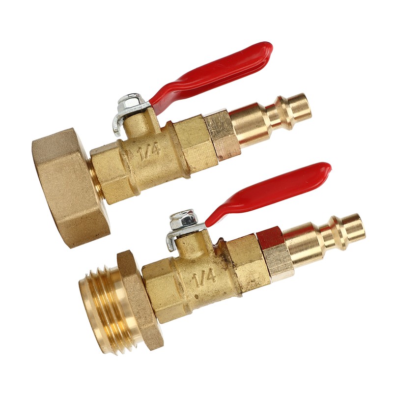 2pcs Brass Winterize Blowout Adapter 3/4 Internal and External Thread