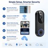 Wireless Video Doorbell Camera for Front Door Monitoring – 2.4G