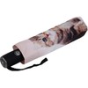 Folding Umbrella Open/Close Automatic UV Protection Cat Trio, beige