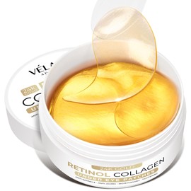 VELAMO ADVANCED Parches Para El Contorno De Ojos Mascarilla De Oro De 24 Quilates Para Reducir La Hinchazón - Parches De Retinol Patchology Para...   