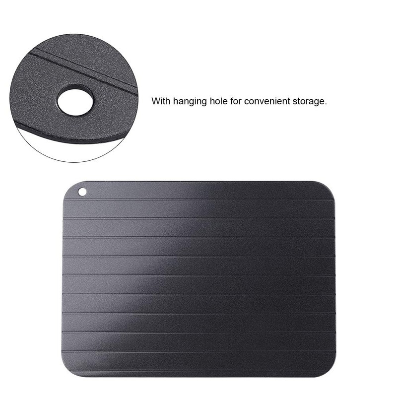 Fast Defrosting Tray Metal Aluminum Fast Thawing Tray Plate Home