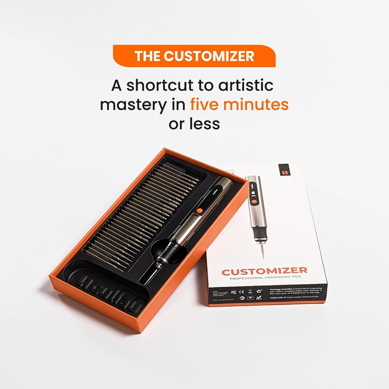 Culiau's Customizer Engraving Pen: Ultimate Cordless Portable for Artists &
