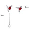 Mayfer | Aretes de plata .925 con diseño de colibrí