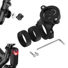 LICHIFIT Fahrradsattelstützen-Halterung für Garmin Varia RTL510 RTL515 Radar Rücklicht/Edge 540 840 GPS Fahrradcomputer Mountainbike Sattelstütze Halterung Lenker Ständer Halter für Airtag