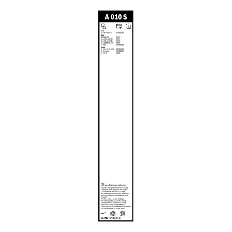 BOSCH 3397014010 AeroTwin OE Replacement Wiper Blades Driver & Passenger