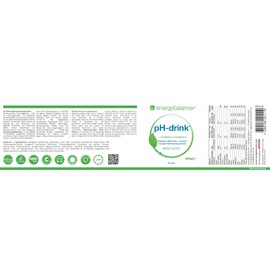 EnergyBalance pH drink Bifido Active Lemon Base Drink Powder Trace Elements, Minerals, Lemon Flavour - Acid-Base Balancing - Vegan, Natural, No Additives - 384 g