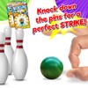 JA-RU Finger Bowling Game Portable Pocket Board Item 2 Balls