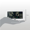 Braun Digital Alarm Clock with Date, Month and Temperature Displayed,
