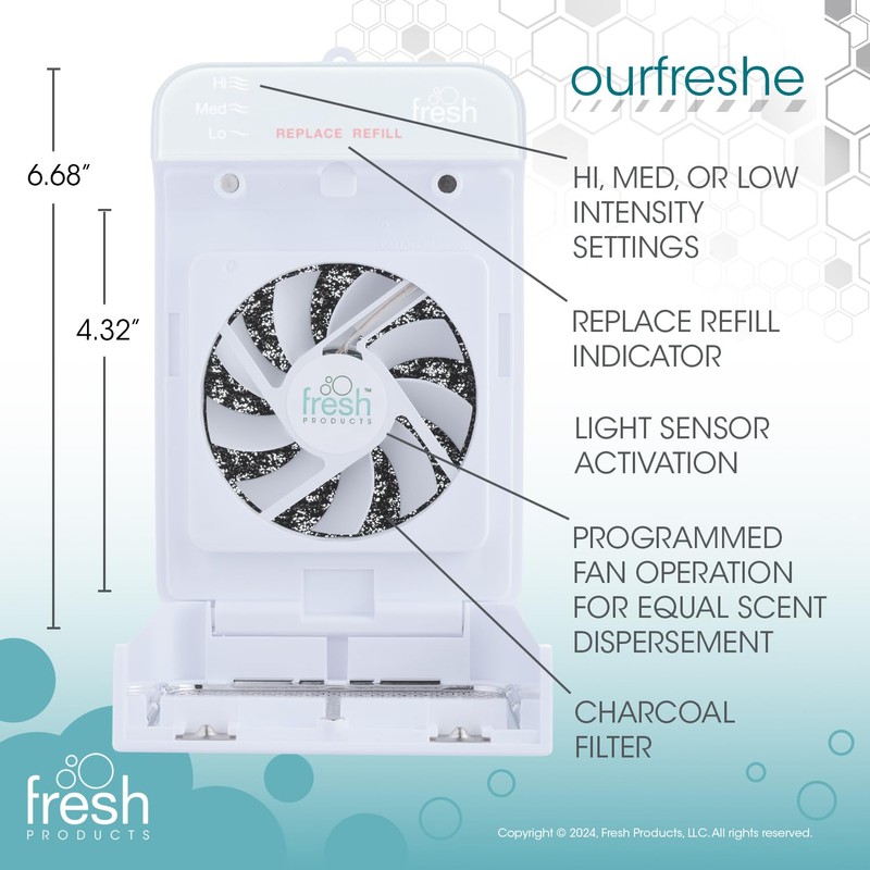 Fresh Products ourfreshe Plug In Air Freshener 30 Day Replace